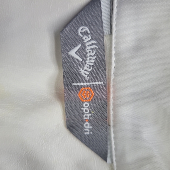 Calloway Women's XS Golf Vest Opti Dry Zipper Sleeveless Lightweight Nylon White - Picture 5 of 16